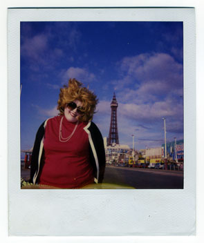 Margaret in Blackpool_polaroid